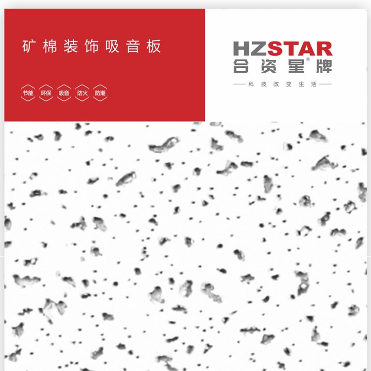 合资星牌矿棉装饰吸音板